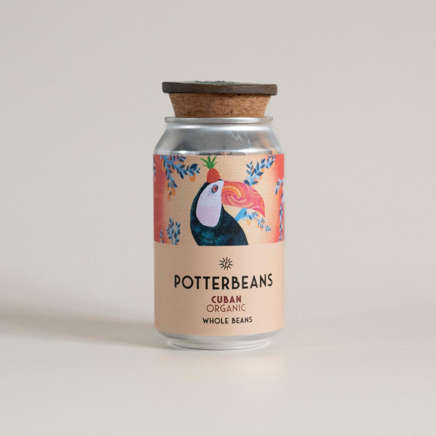 ceramic cork in top of tin