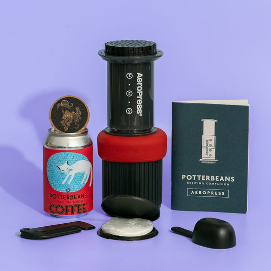 perfect for making coffee outdoors, the aeropress go coffee maker