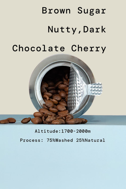 Espresso Blend from El Salvador farms. Whole bean or ground. Coffee roasters Cornwall