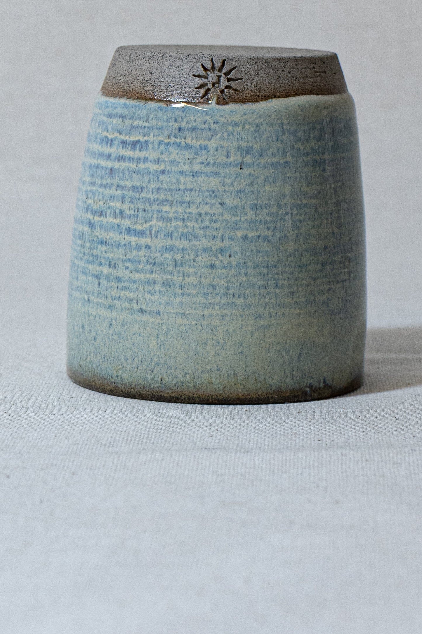 Espresso Cup - Parallel Lines - Grey