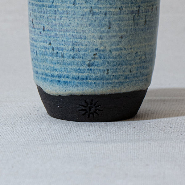 Espresso Cup - Parallel Lines - Black