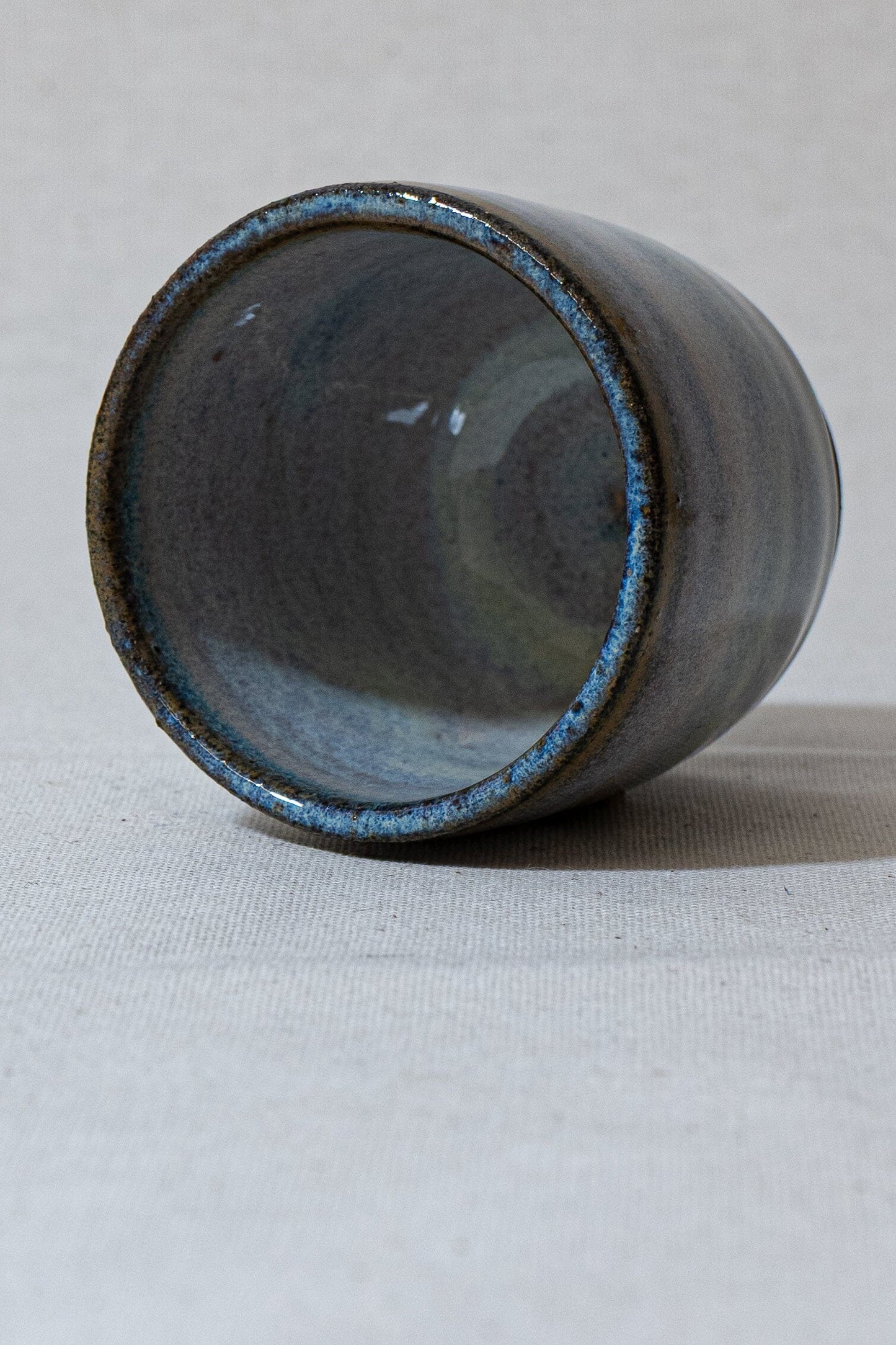 Espresso Cup - Parallel Lines - Black