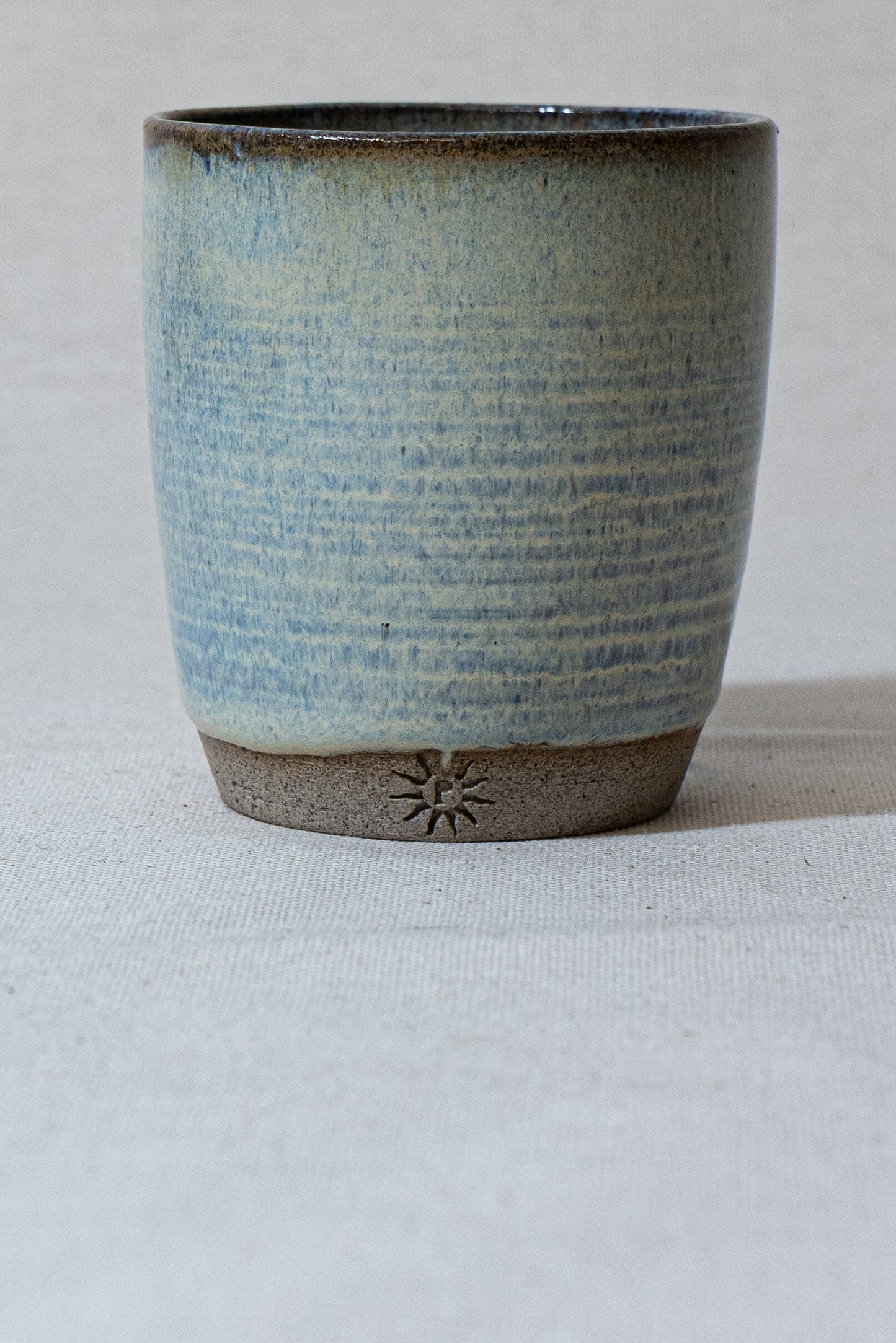 Espresso Cup - Parallel Lines - Grey