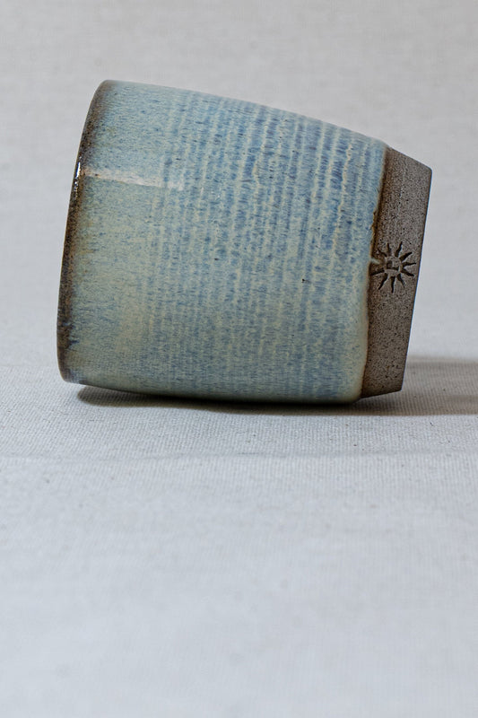 Espresso Cup - Parallel Lines - Grey