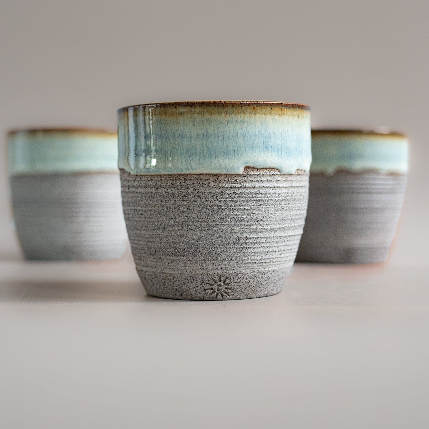 Handmade Pottery Mug | Spiral Espresso Cup | Potterbeans