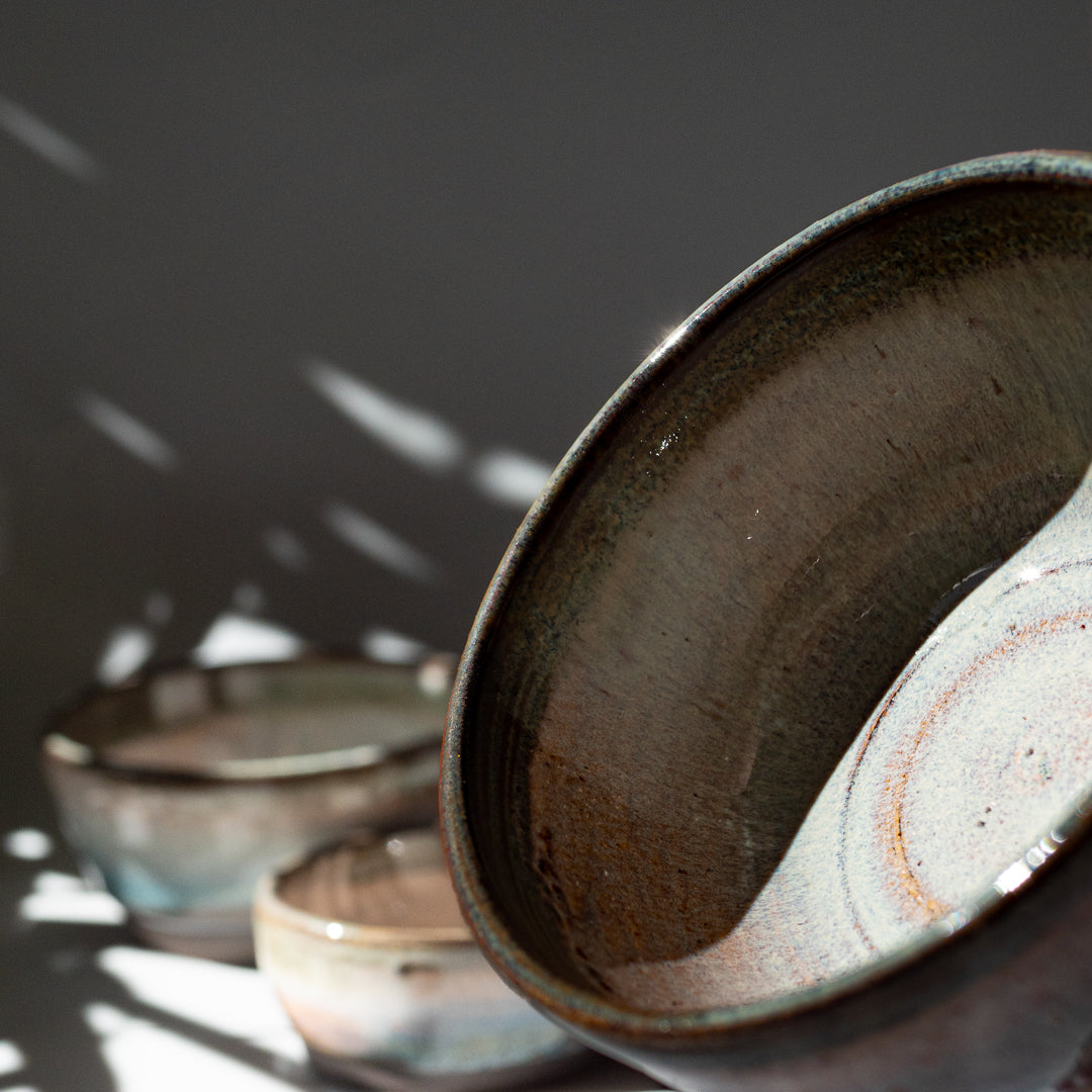 Small stoneware bowls